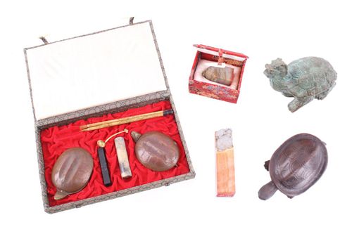 Collection of Chinese Ink Stamps & Paper Weights