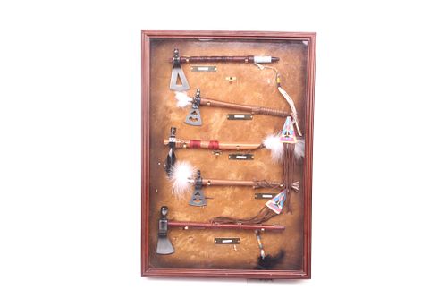 Pipe Tomahawk Shadow Box Collection