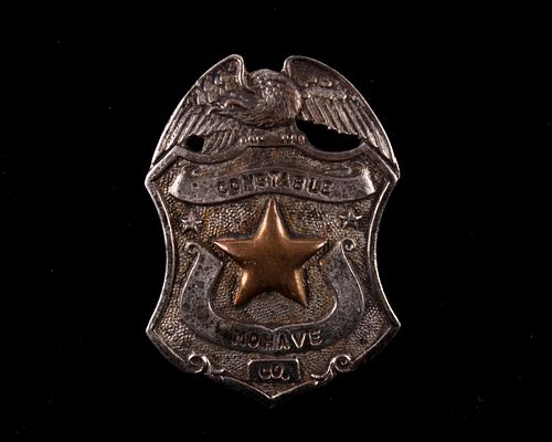 Mohave Arizona Constable Badge c. Early 1900's