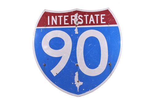 Montana Interstate 90 Highway Sign