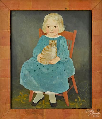 Jeanne Davies (American 1936-), oil on canvas p