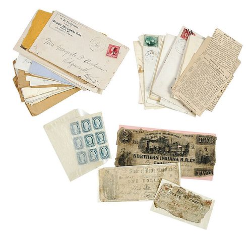 Letters Including Virginia, Tennessee, Civil War