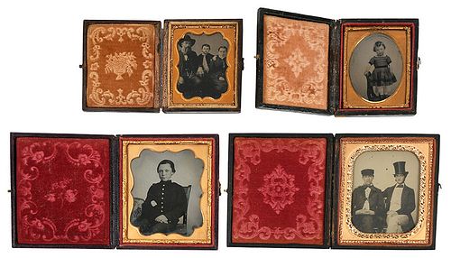 Four Assorted Ambrotypes