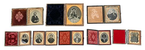 Nine Ambrotypes in Eight Cases 