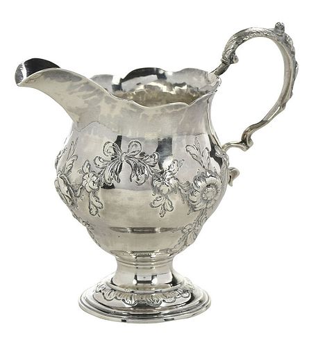 George III English Silver Creamer