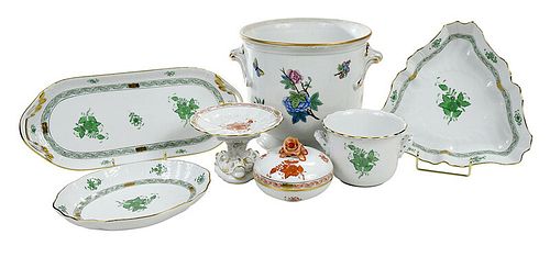 Seven Pieces of Herend Porcelain 