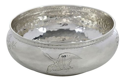 Whiting Arts & Crafts Sterling Bowl 