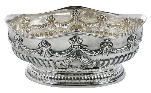 Victorian English Silver Footed Centerbowl