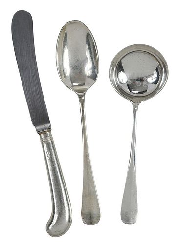 Group of English Silver Flatware