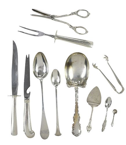 Thirty Pieces Silver Flatware