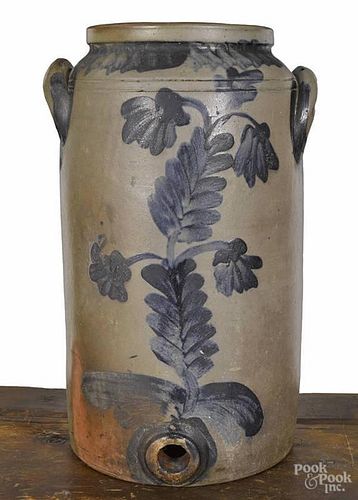 Pennsylvania or Maryland stoneware water cooler,