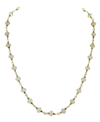 18kt. Opal Necklace 