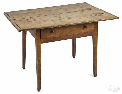 New England birch tavern table, early 19th c.,