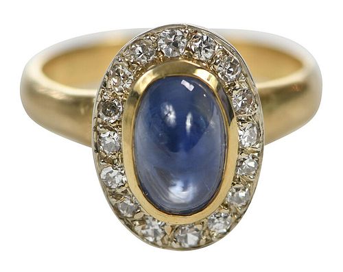 14kt. Sapphire and Diamond Ring 