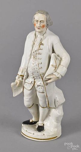 Staffordshire figure of George Washington, 19th