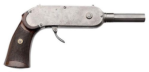 Rare French 25-Shot Guycot Chain Pistol 