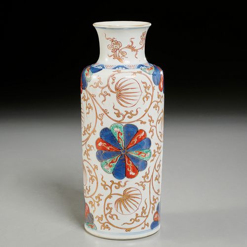 Verte Imari porcelain vase, ex-Christie's