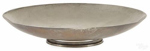 Swedish art deco sterling silver bowl, 1935, wi