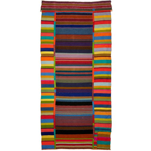 Bauhaus style Modernist wool tapestry