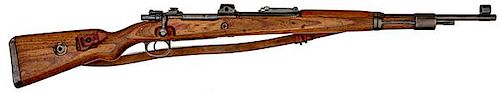 **WWII German K98 Mauser with High Turret Sniper Mount 