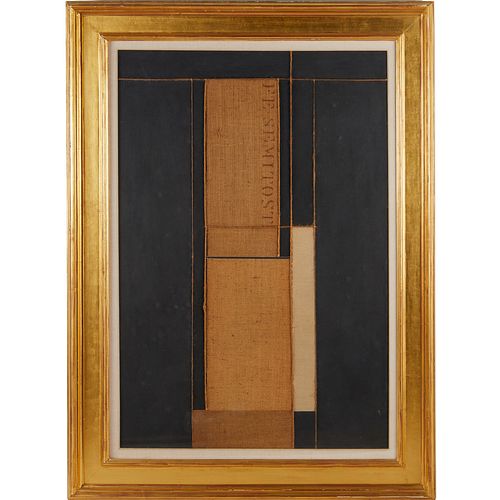 Stephen Edlich, mixed media collage, 1976