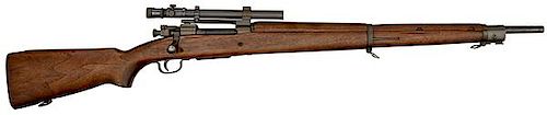**WWII U.S. Remington Model 03-A3 Bolt-Action Sniper Rifle 