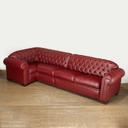 Juan Pablo Molyneux, custom tufted sectional sofa