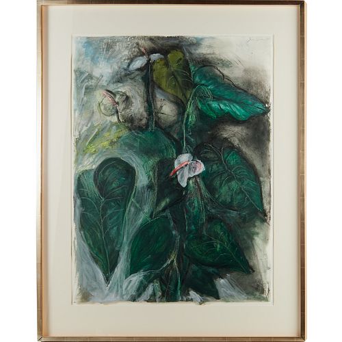 Jim Dine, large mixed media on paper, 1991