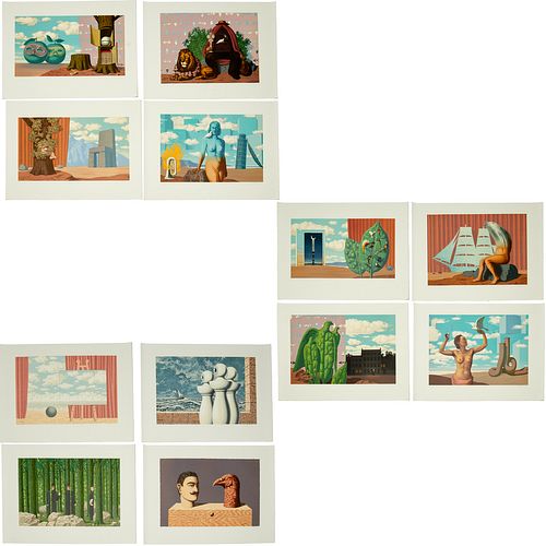 Magritte (after), Les Enfants Trouves portfolio