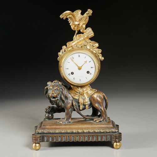 Angevin a Paris, Empire style mantel clock