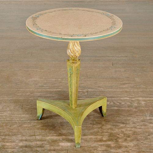 Parish-Hadley, paint decorated occasional table
