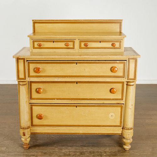 Parish Hadley, painted American Classical chest