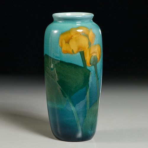 Rookwood, Carolyn Steinle sea green glaze vase