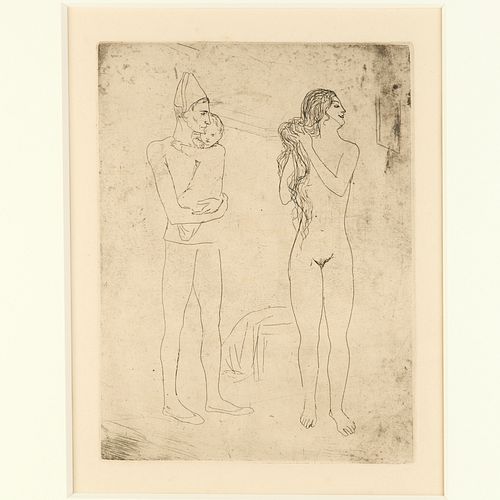 Pablo Picasso, etching, 1913