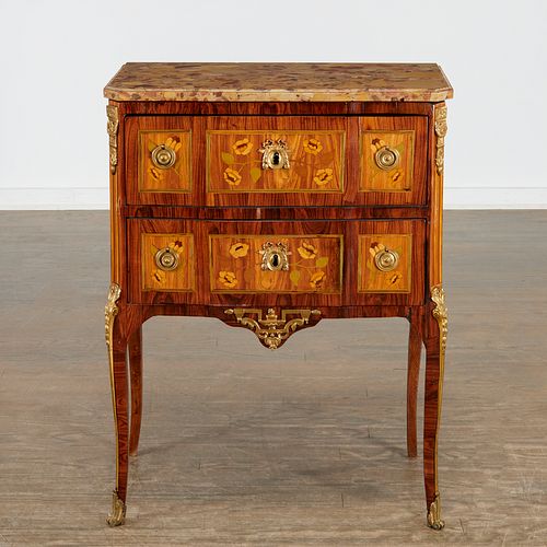 Louis XVI transitional marquetry commode