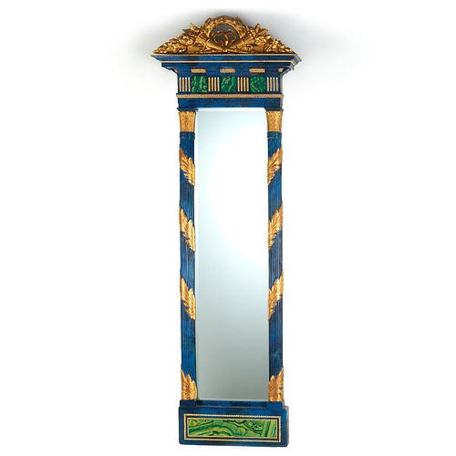 Isabel O'Neill faux finished pier mirror