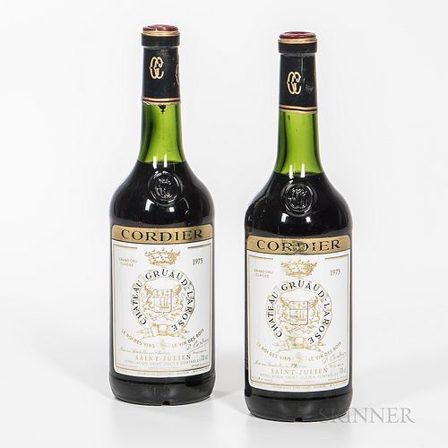 Chateau Gruaud Larose 1975, 2 bottles