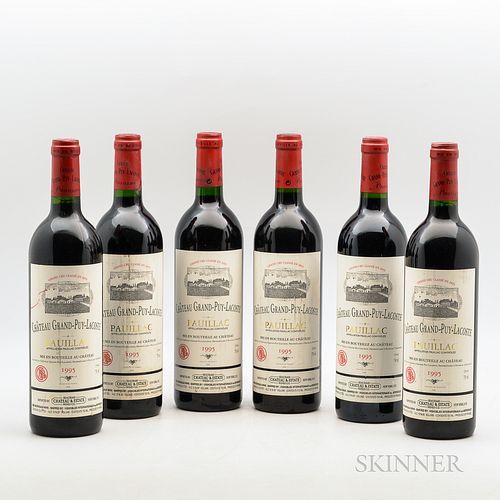 Chateau Grand Puy Lacoste 1995, 6 bottles