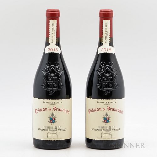 Chateau Beaucastel 2015, 2 bottles