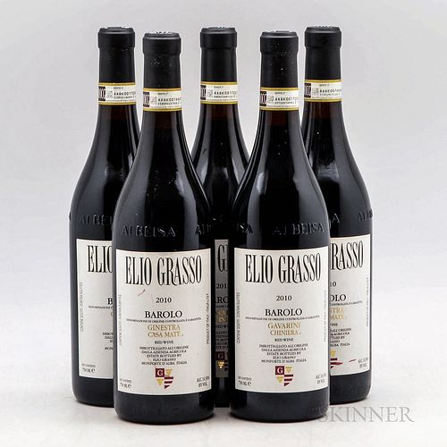 Elio Grasso, 5 bottles