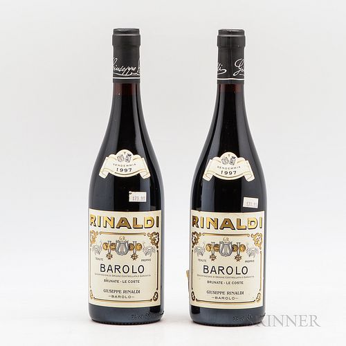 Giuseppe Rinaldi Barolo Brunate Le Coste 1997, 2 bottles