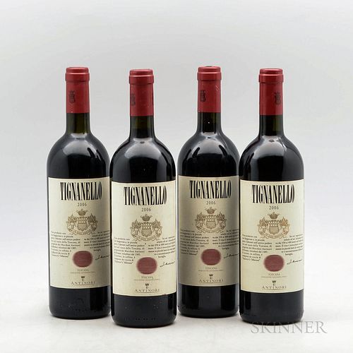 Antinori Tignanello 2006, 4 bottles