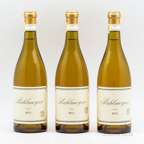 Pahlmeyer Chardonnay 2015, 3 bottles