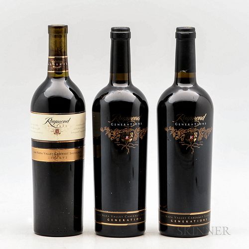 Raymond Vineyard & Cellar, 3 bottles