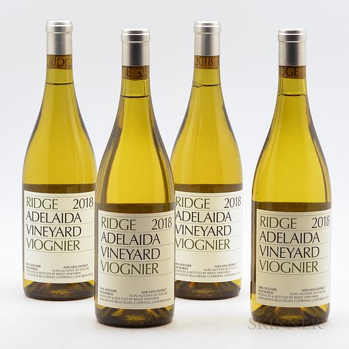 Ridge Viognier Adelaida Hills 2018, 4 bottles