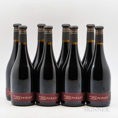 Turley Petite Syrah Hayne Vineyard 2010, 8 bottles
