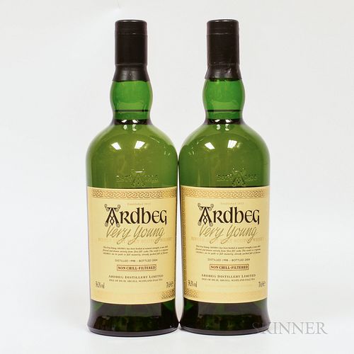 Ardbeg Very Young 1998, 2 70cl bottles
