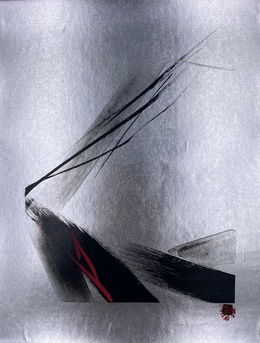 Toko Shinoda Lithograph "Whisper of the Glass" 