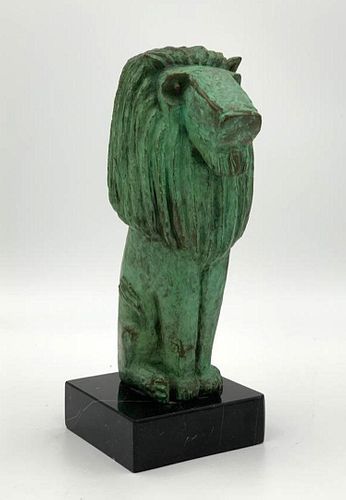 William McVey Bronze, Seated Lion
