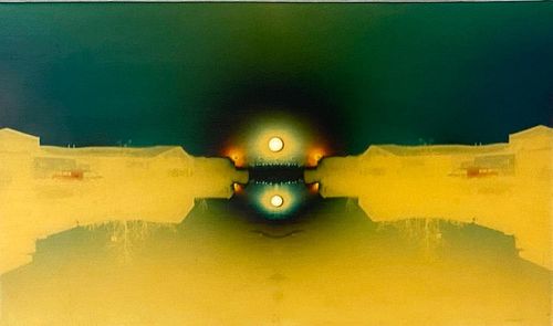 J.Ivcevich Mixed Media, "Luminous Canal" 